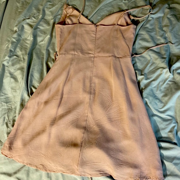 Dusty pink/ salmon XS mini dress - Picture 2 of 5